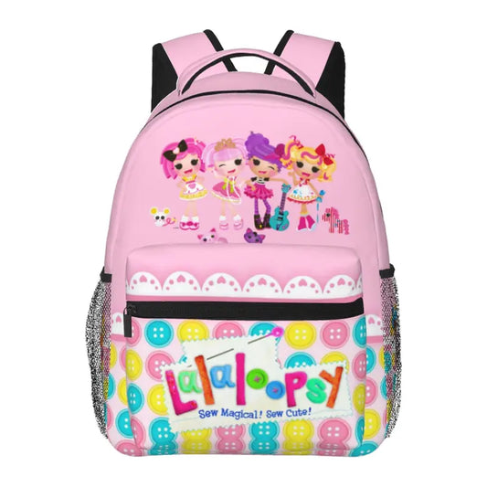 Lalaloopsy Backpack We're Lalaloopsy Netflix Large Laptop Backpack MGA Lalaloopsy Lightweight Backpack Casual Daypack School Bag for Kids Teen Boy Girl